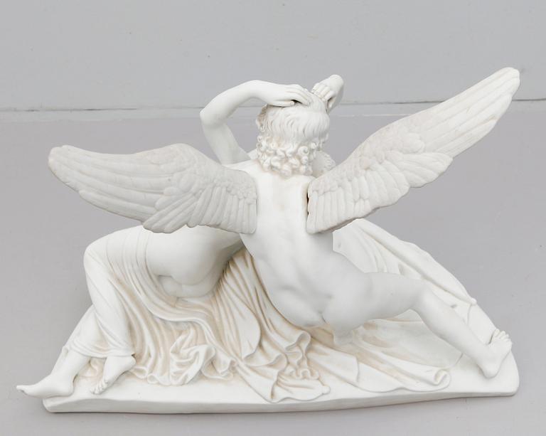 FIGURGRUPP, parian, 1900-talets första hälft.