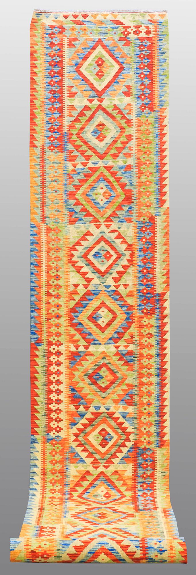A RUNNER, Kilim, ca 610 x 85 cm.