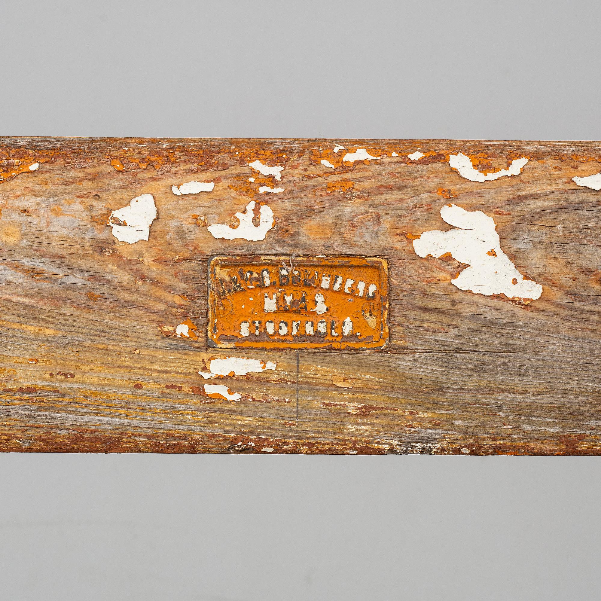 A garden sofa and armchair, Bolinder, Stockholm, circa 1900.