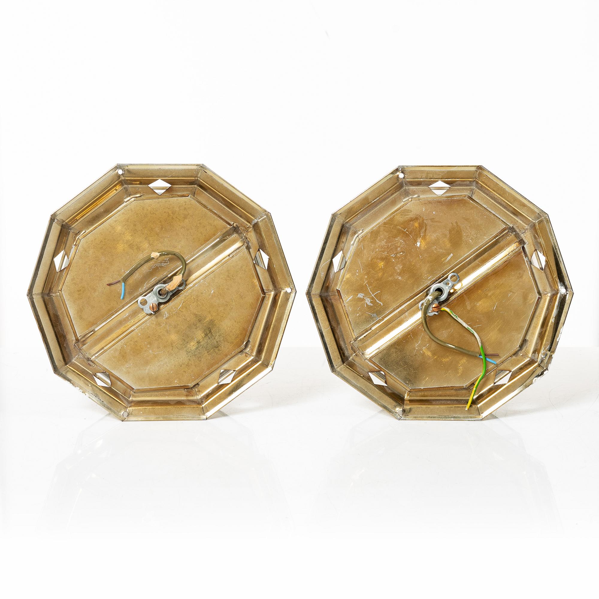 Hijos Esteves, taklampor, ett par, Taurus, Spanien, 1900-talets andra hälft.