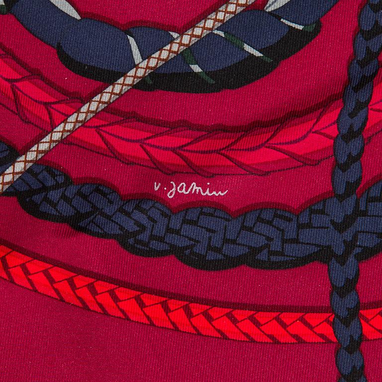 Hermès, scarf, "Fouets et Badines".