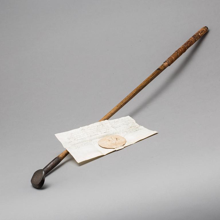 GOLFKLUBBA SAMT MEMOROBILIA. 1700 och 1800-tal.