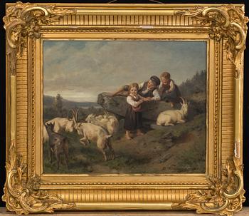 BENGT NORDENBERG, oil on canvas signed and datead 1883.