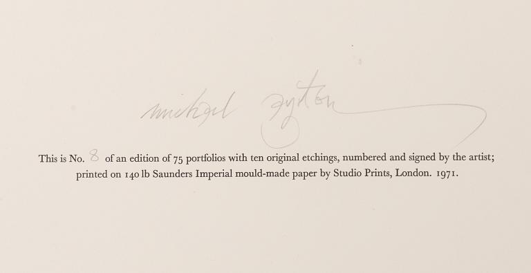 Michael Ayrton, "Minotaur", 2 st.