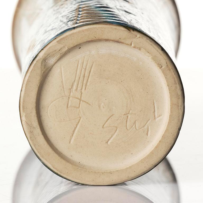 Stig Lindberg, a stoneware vase, Gustavsberg Studio, Sweden ca 1960.