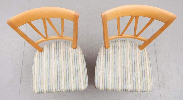 STOLAR, 1 par, "Pyramid", Carl Malmsten, 1900-talets andra hälft.