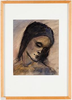 PETER WEISS, watercolour on paper, signed, executed around 1934.