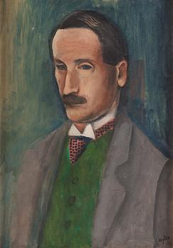 689. Henri Hayden, Porträtt av man.