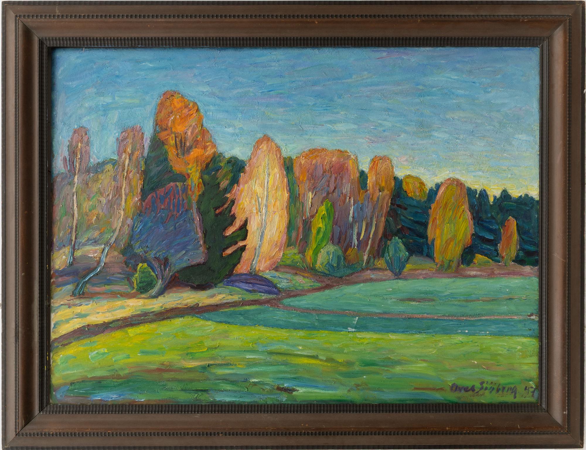 Axel Sjöberg,  "Roslagslandskap".