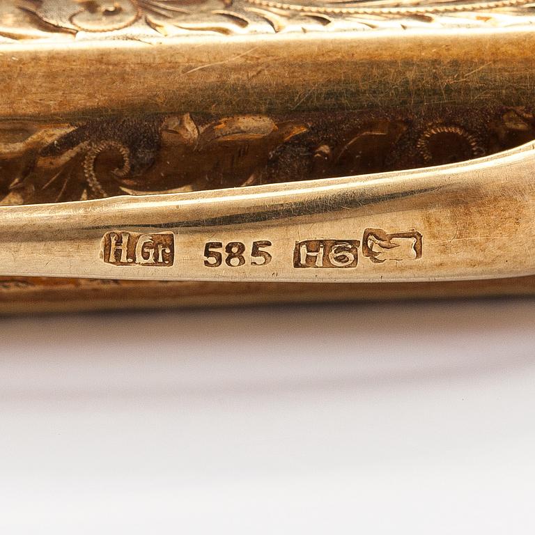 A 14K gold pencil with a steel tip. Hugo Grün, Helsinki 1937.