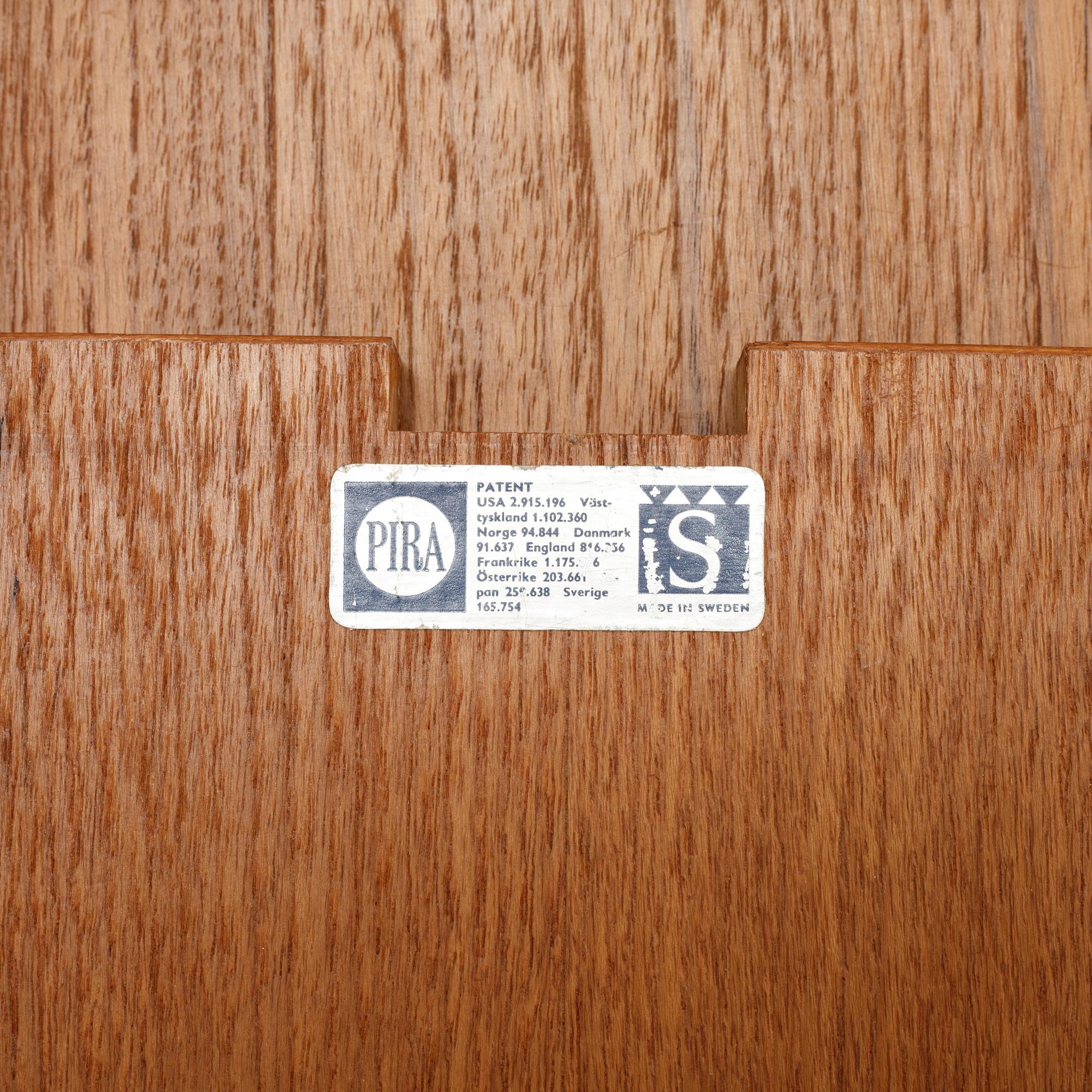 Olle Pira, hyllsystem, "Pira System", 1900-talets mitt.