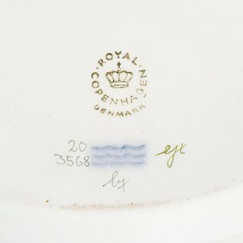 A Royal Copenhagen 'Flora Danica' vegetable tureen with cover, Denmark, 20th century.