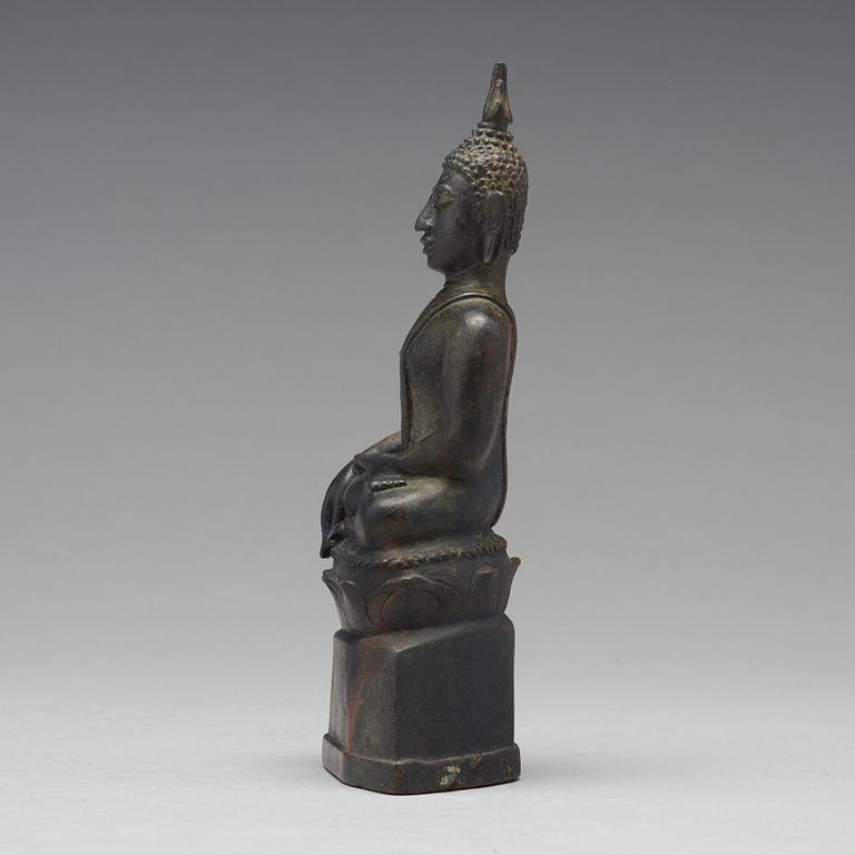 A Thai figure of Buddha, Lanna period, 15/16th Century.