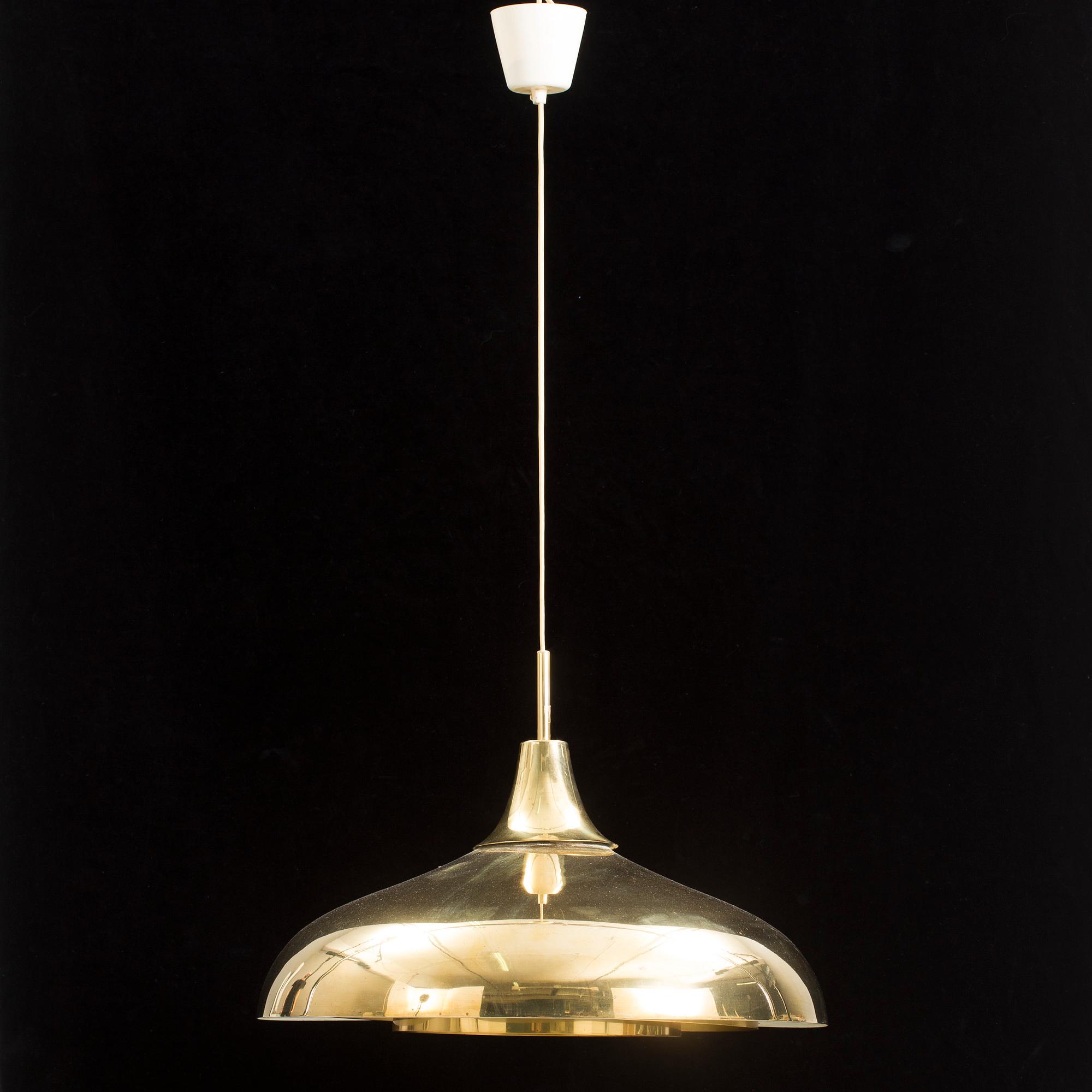 CEILING LAMP, brass, Boréns, Borås, 20 th century.