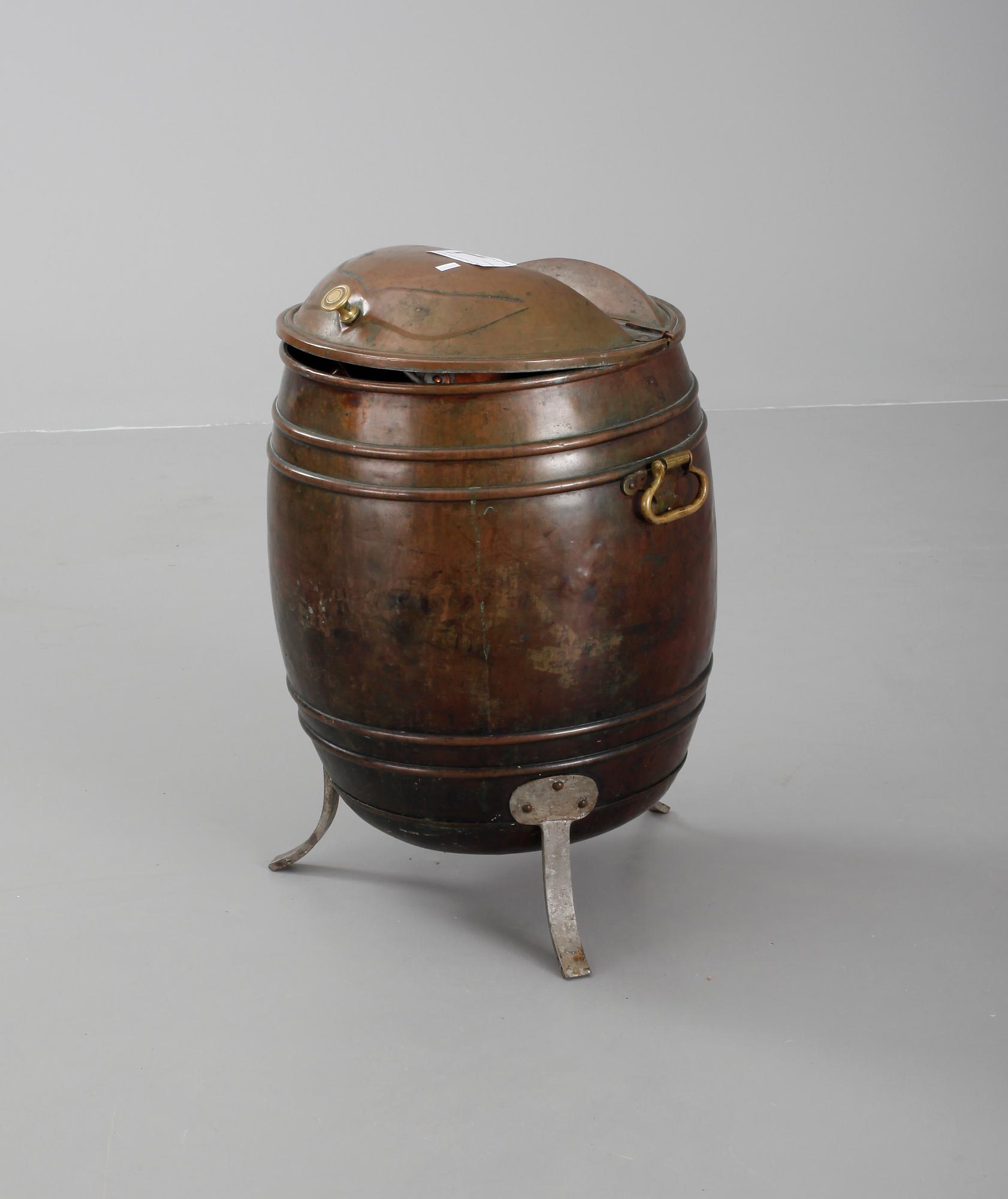 VATTENTUNNA, koppar. 1800_tal.
