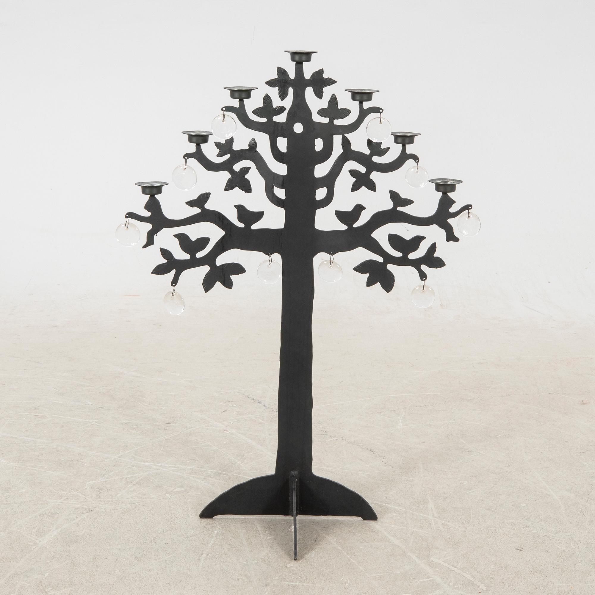 Bertil Vallien, floor candelabra Boda Smide late 20th century.