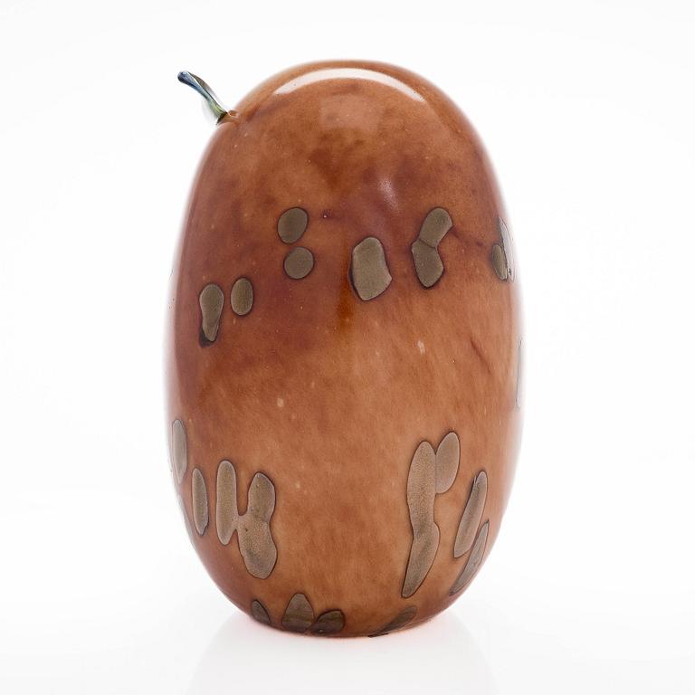 Oiva Toikka, A glass bird, 'Uhuu', signed O. Toikka Nuutajärvi.