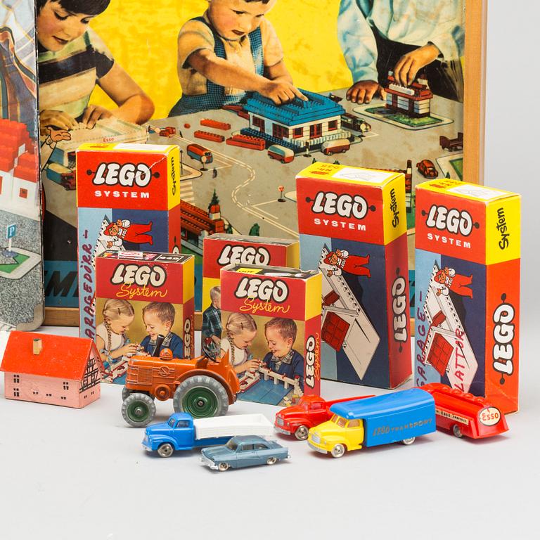 SAMLING LEGO, bl.a. 1950/60-tal,