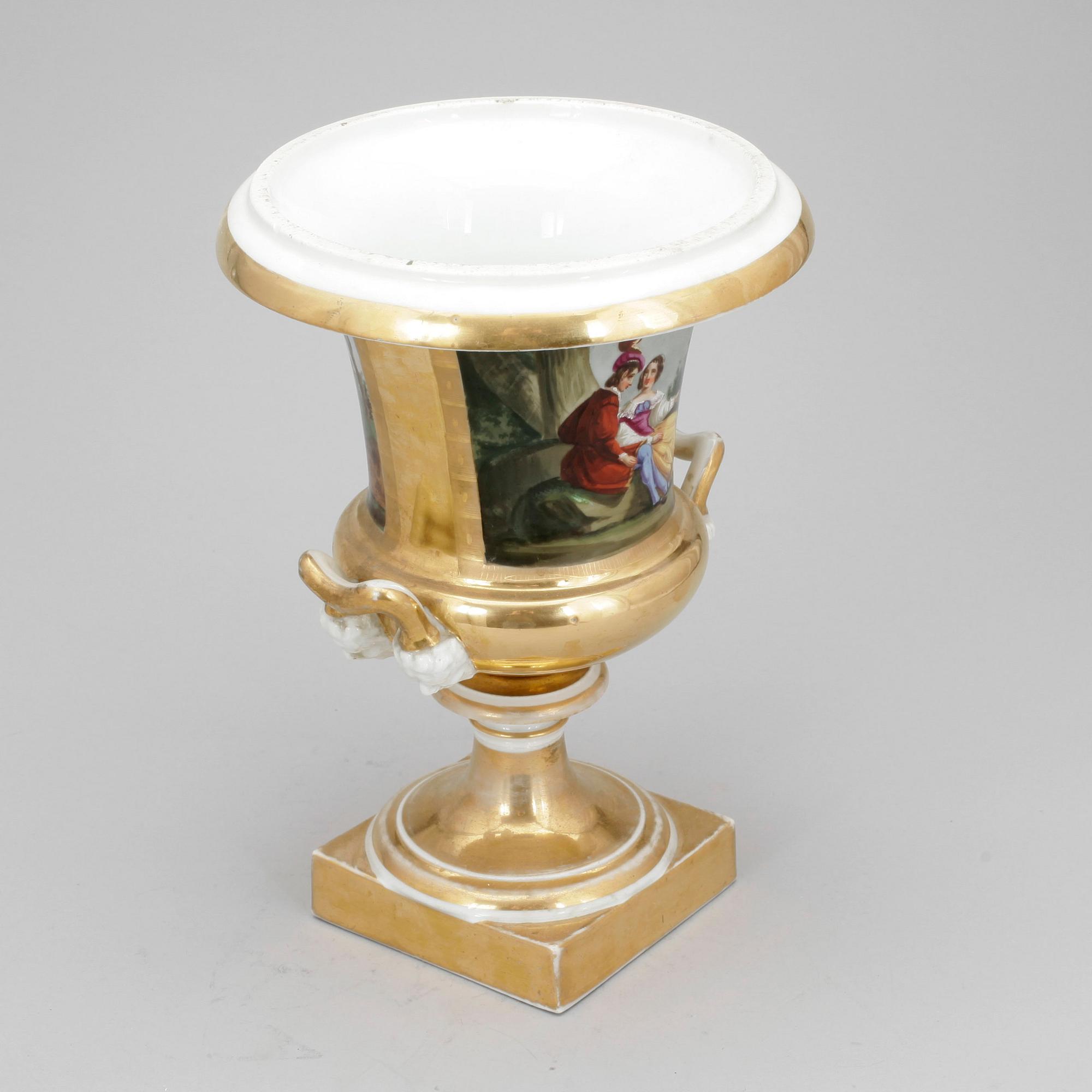 URNA, porslin, empire, 1800-talets första hälft.