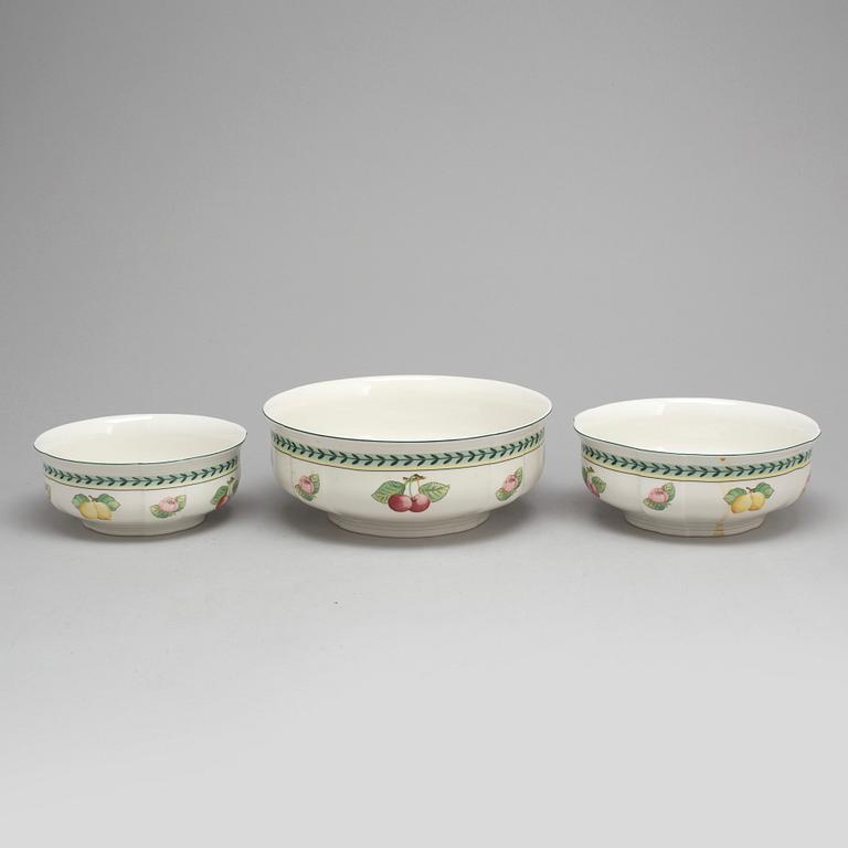 MATSERVIS, 56 delar, porslin, "French Garden", Villeroy & Boch.