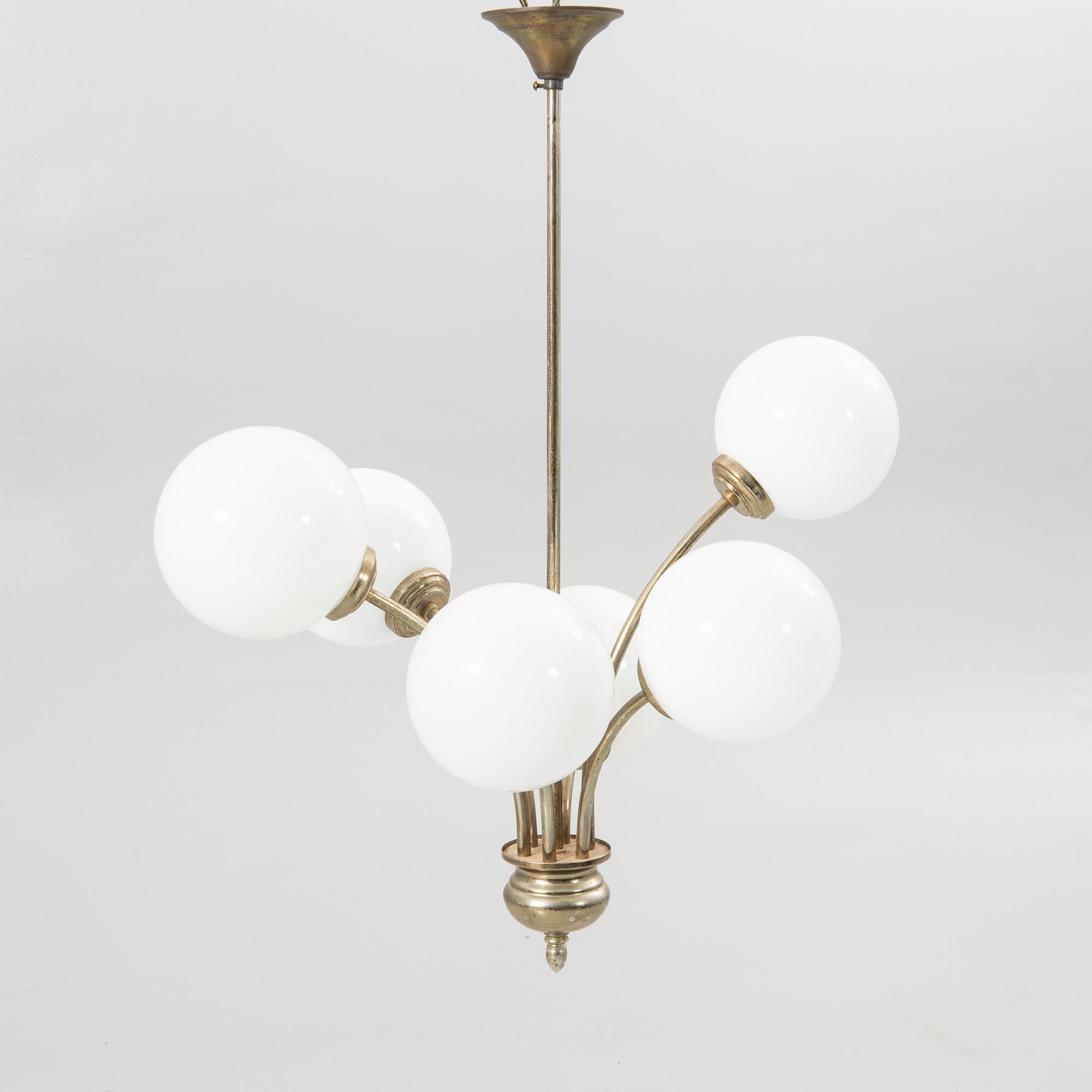 Ceiling lamp, second half of the 20th century.