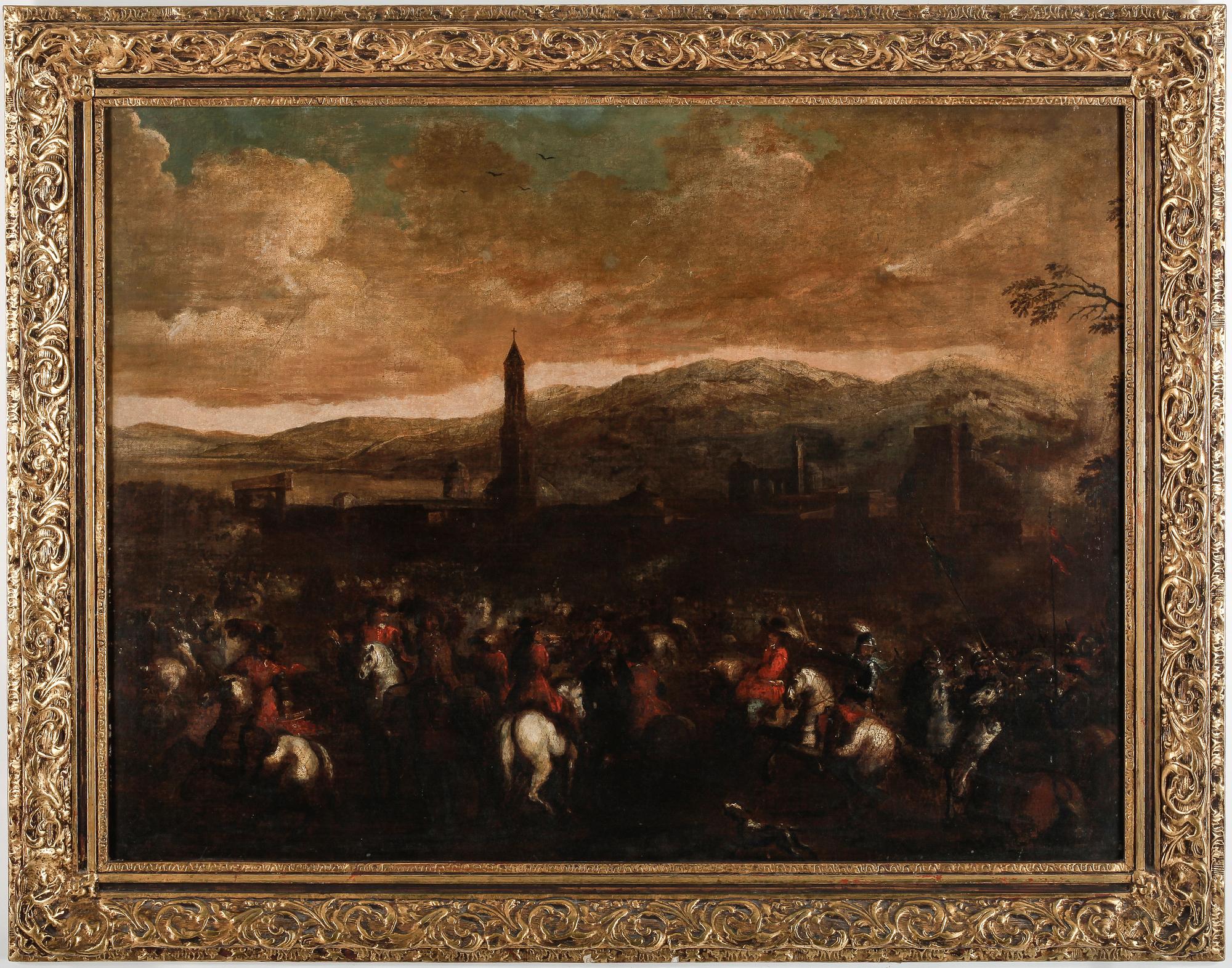 OKÄND KONSTNÄR, olja på duk, 1700-tal.
