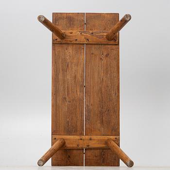 A butcher's bench, 19th century.