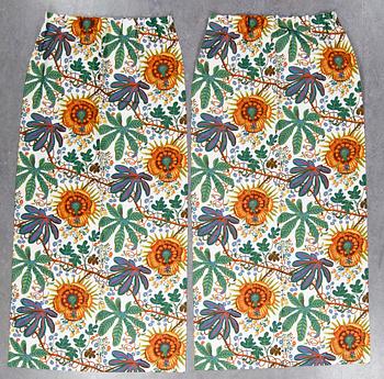 GARDINER, ett par, "Aralia", Josef Frank, Firma Svenskt Tenn.