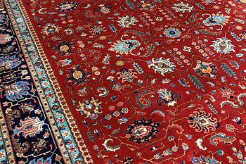 A CARPET, Tabriz, ca 360 x 298 cm.