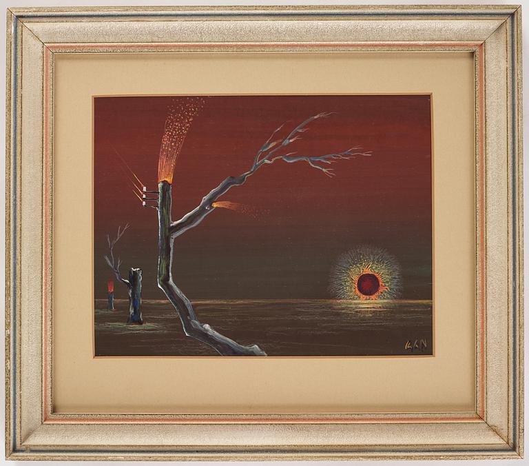 Gösta Adrian-Nilsson, Surrealistiskt landskap.