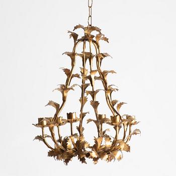 A Rococo-style chandelier, second half of the 20th century.