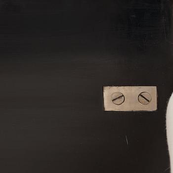 Axel Einar Hjorth, a "Typenko" steel and black lacquered birch sofa, Nordiska Kompaniet, Sweden 1932.