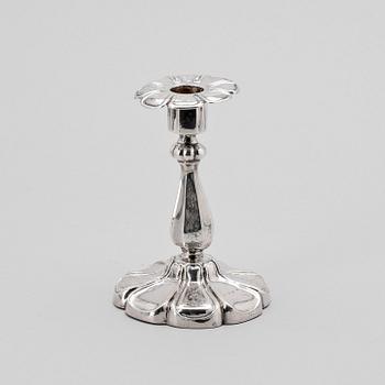 LJUSSTAKE, silver, Christian Hammer Stockholm 1851.