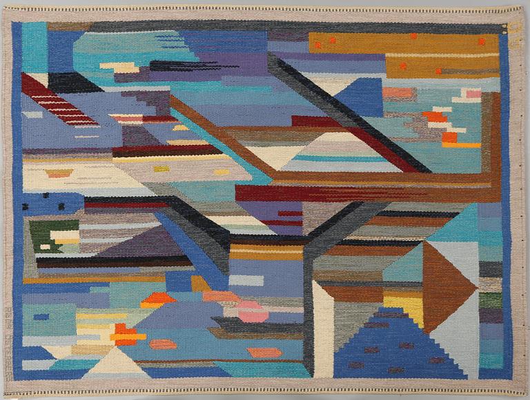 VÄGGBONAD, rölakan, Agda Österberg, signerad, 198x150 cm.