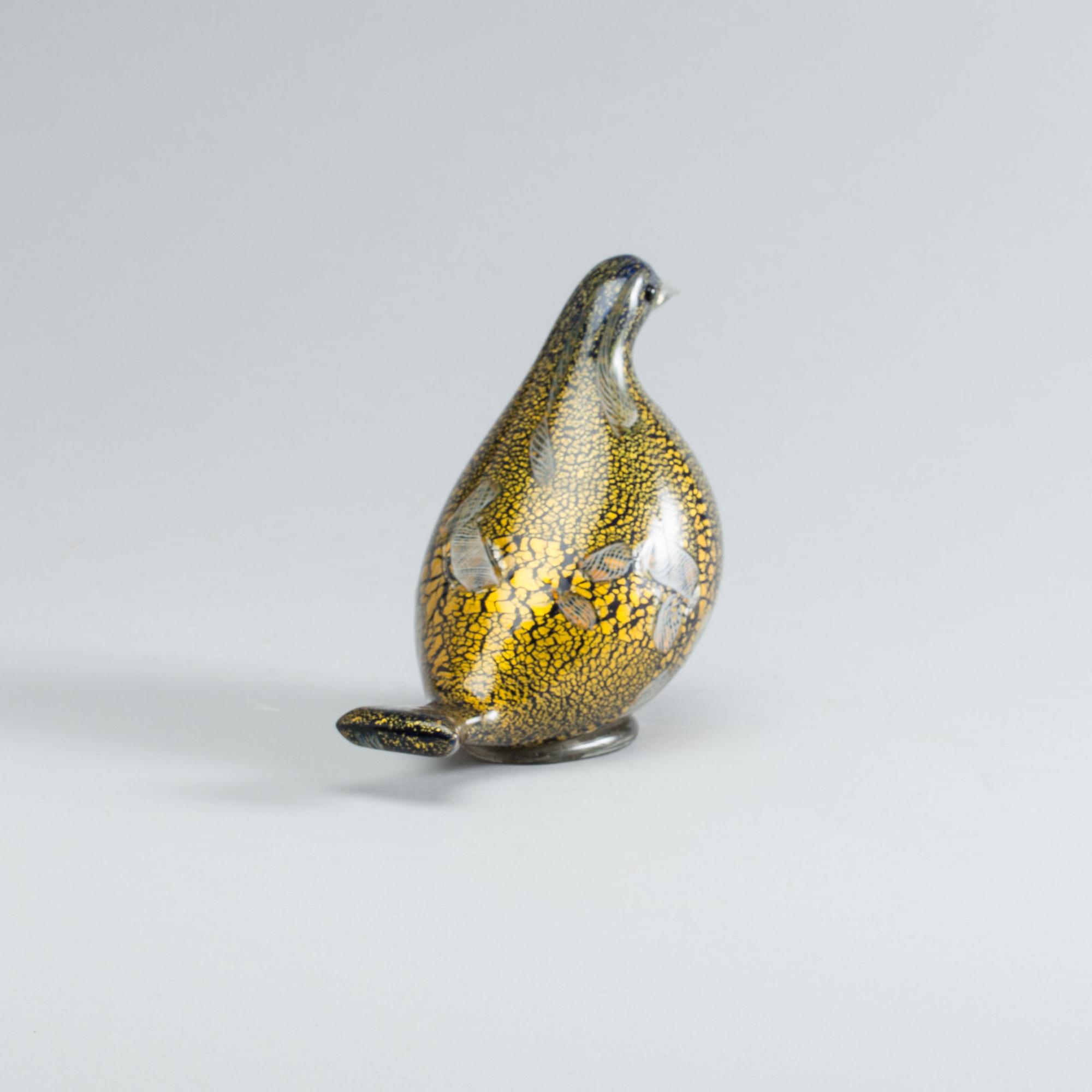 A GIULIO RADI ARTE VETRARIA MURANESE GLASS FIGURINE, second half of 20th century.