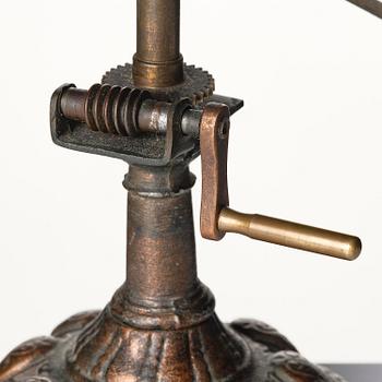 A German tellurium and lunarium by Ernst Schotte & Co. of Berlin (fl. 1855-1900), late 19th century.