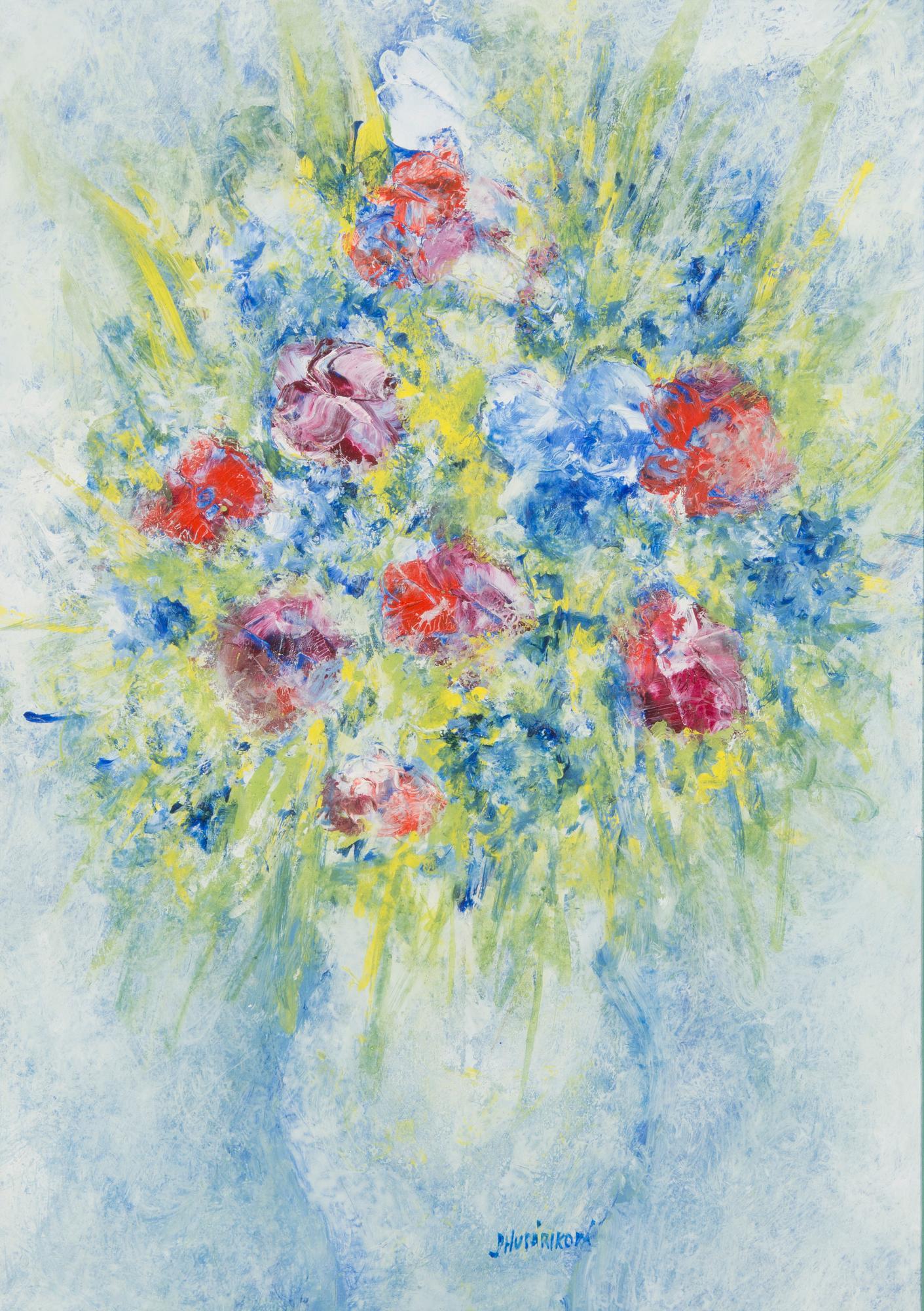 Jindra Husarikova, Blommor i vas.