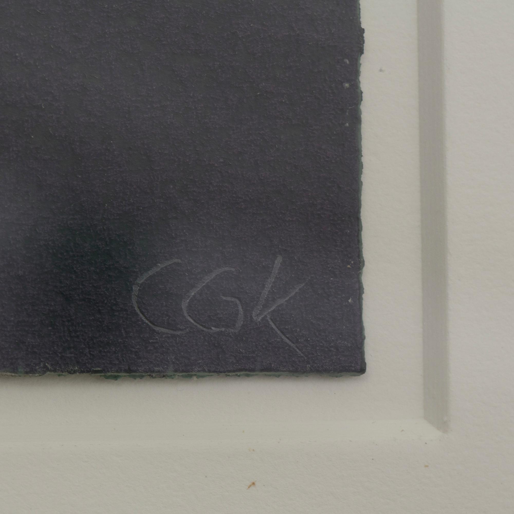 C GÖRAN KARLSSON, färgserigrafi, signerad CGK och numrerad 80/99.