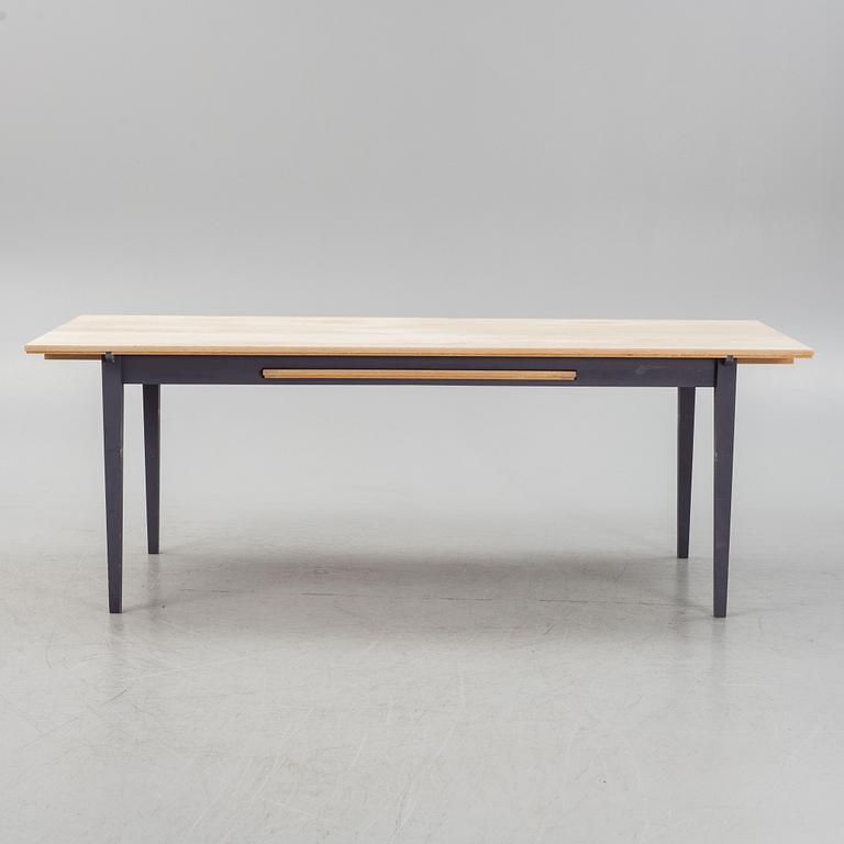 Erik Richter, matbord samt stolar, 6 st, Norrgavel.