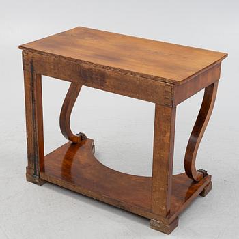 An Empire console table, beginning of the 19th century.