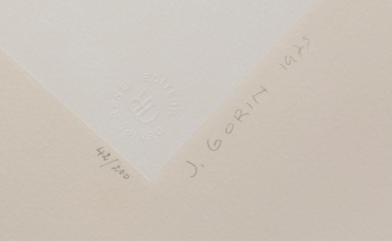 JEAN GORIN, signed and numbered 42/200,