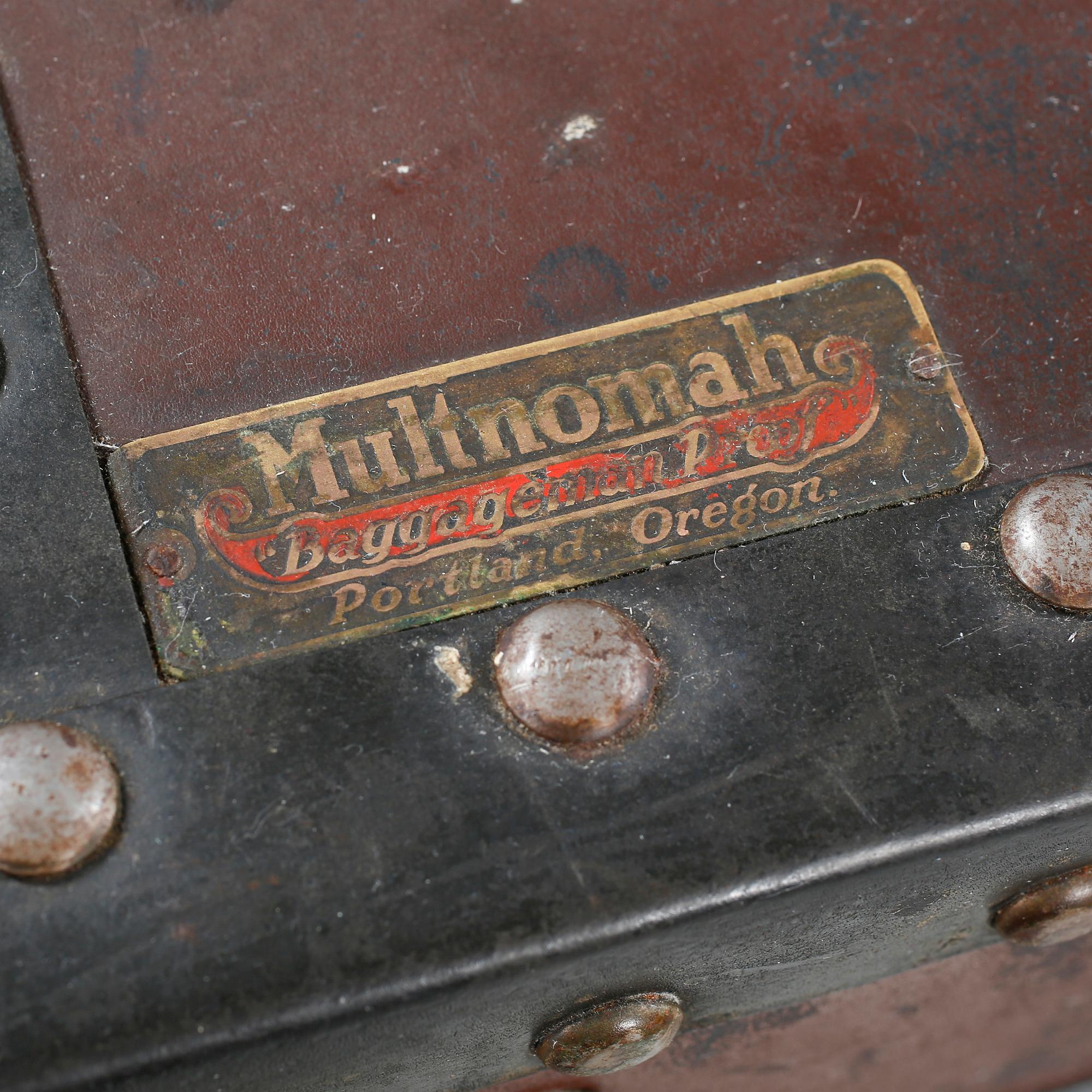 KOFFERT, Multnomah Baggageman Proof, Portland, omkring år 1900.