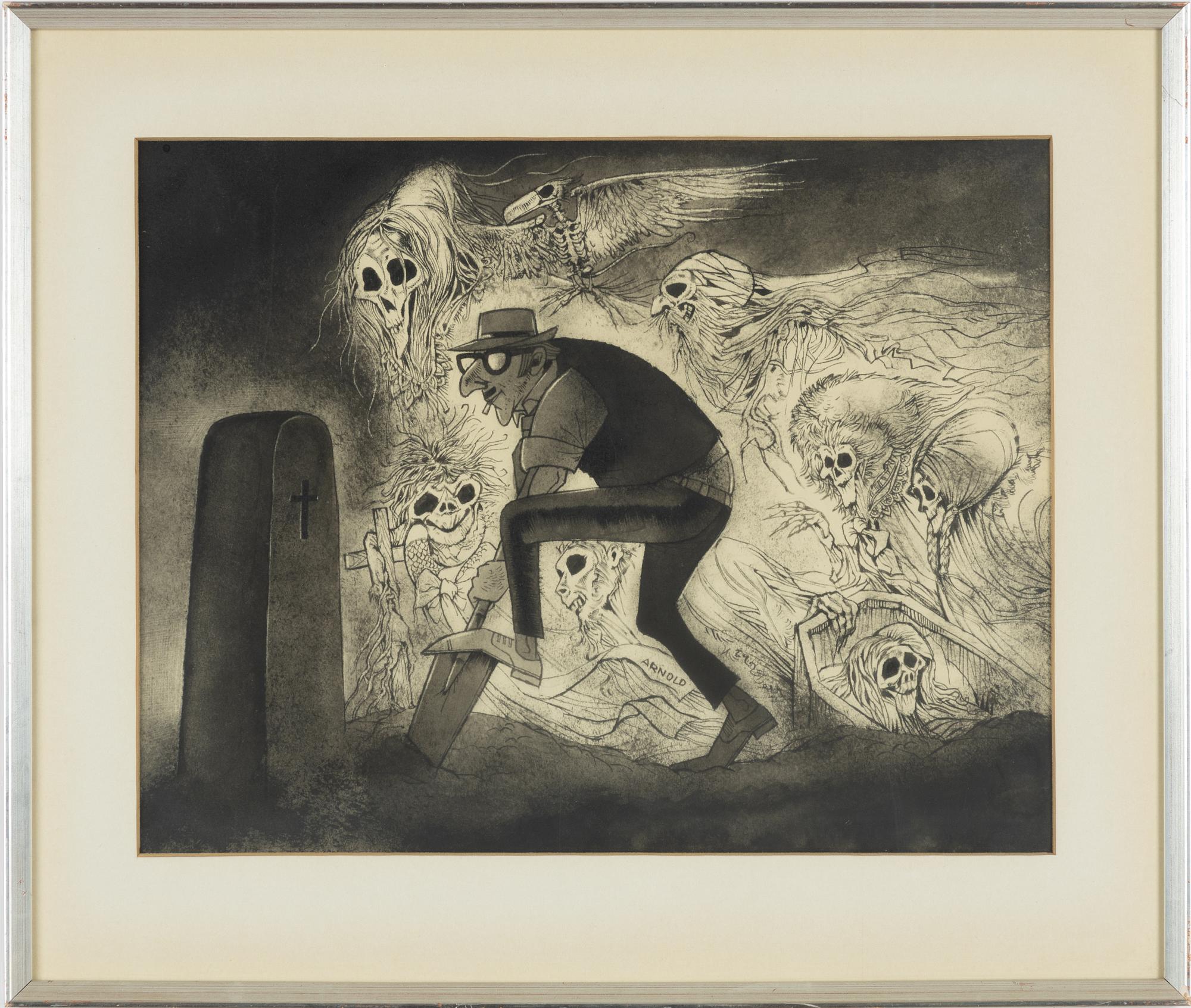 Hans Arnold, Likplundraren.