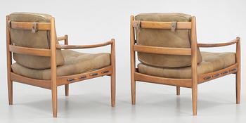 FÅTÖLJER, ett par, Läckö", OPE, Ingemar Thillmark, 1960-tal.