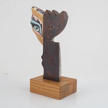 Mats Jonasson, sculpture, Face, 2 pcs.
