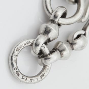 Wiwen Nilsson, collier, Lund 1949, sterling, "gürtellänk".