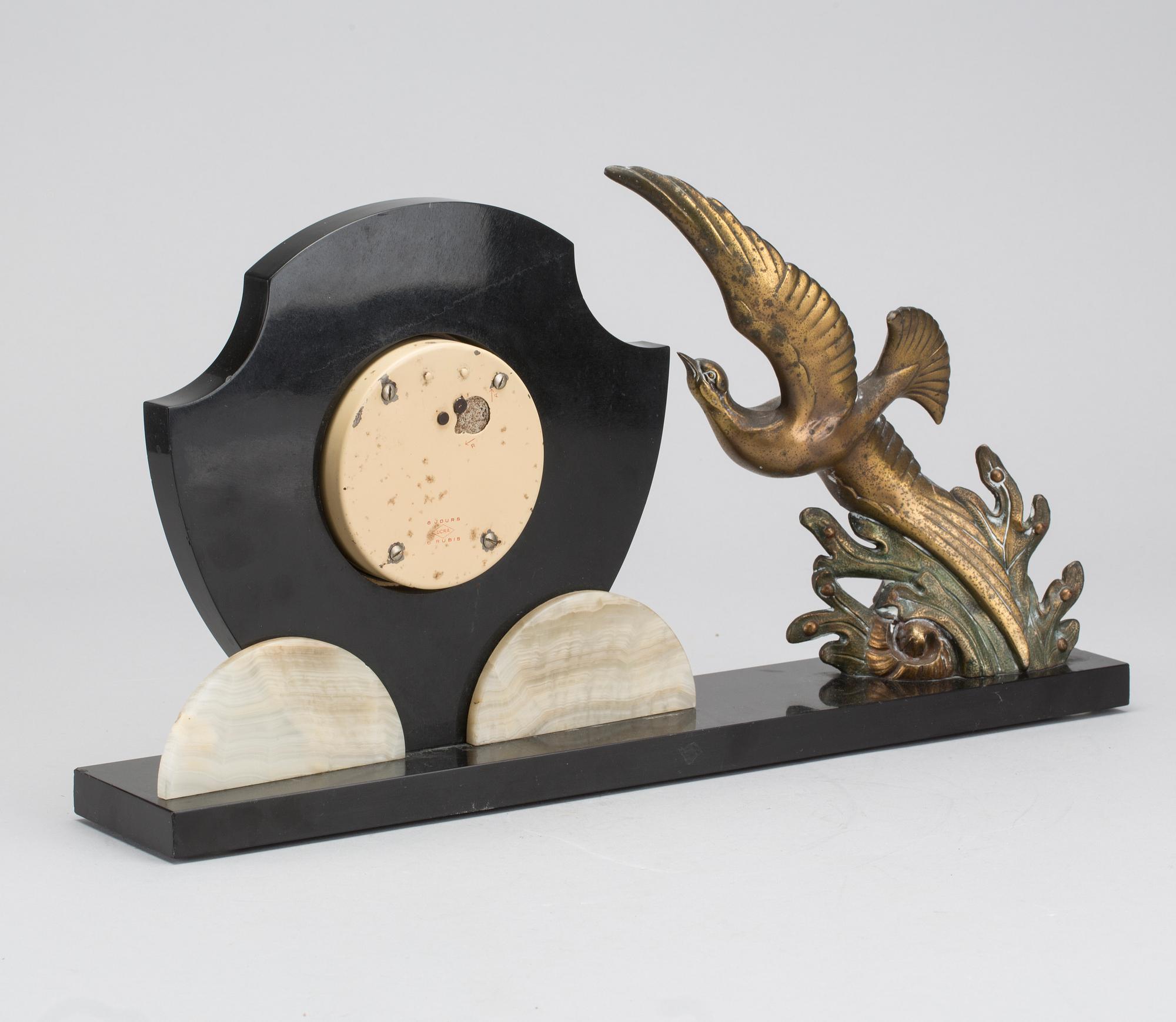 An Art Deco table clock first half of the 20th century.