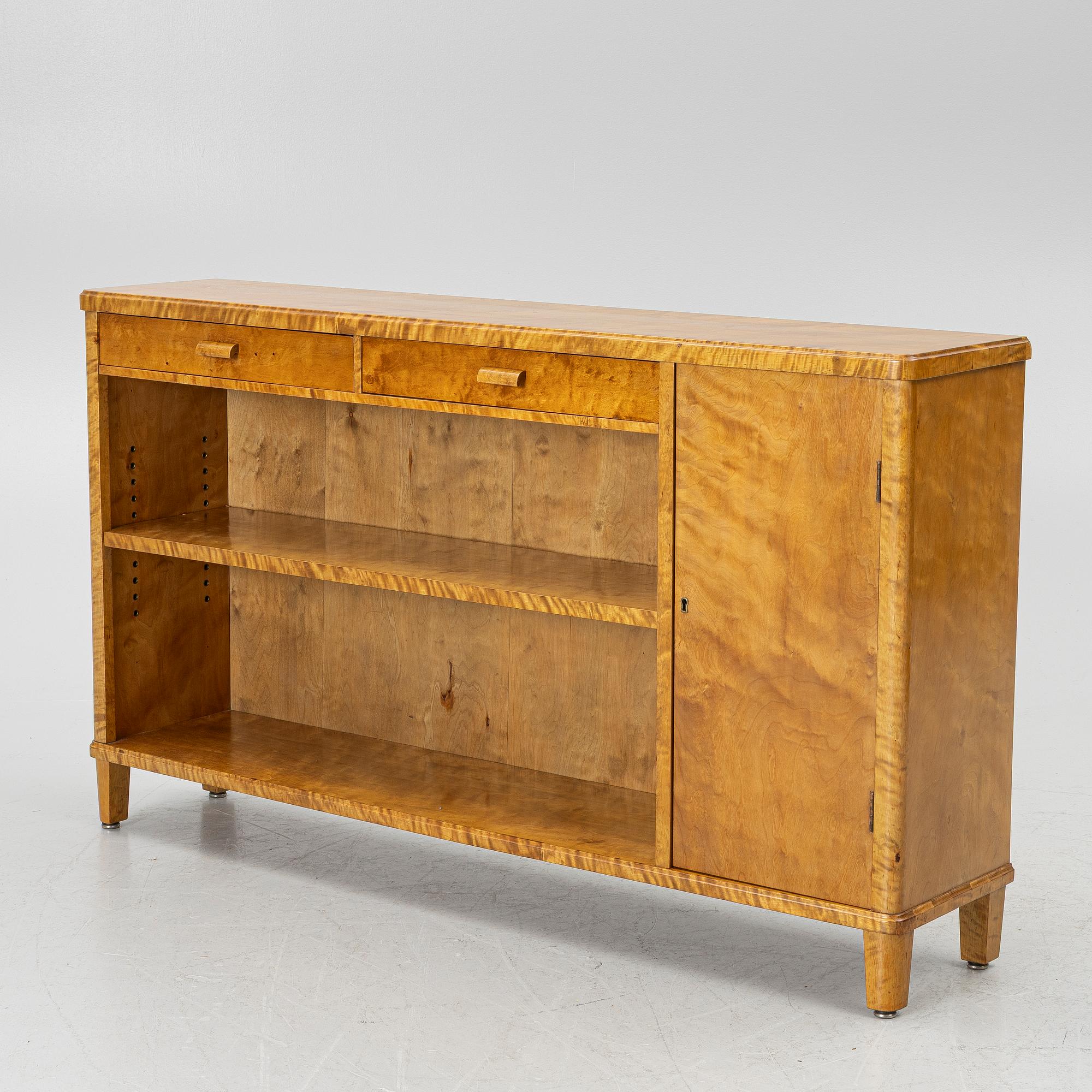 A functionalist book case, 1930s/1940s.