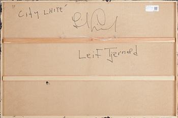 LEIF TJERNED, blandteknik på pannå. Sign Leif Tjerned a tergo.