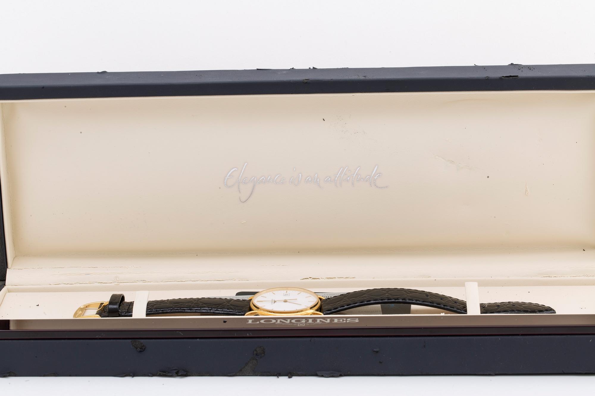 LONGINES, Prèsence, wristwatch, 33,5 mm.